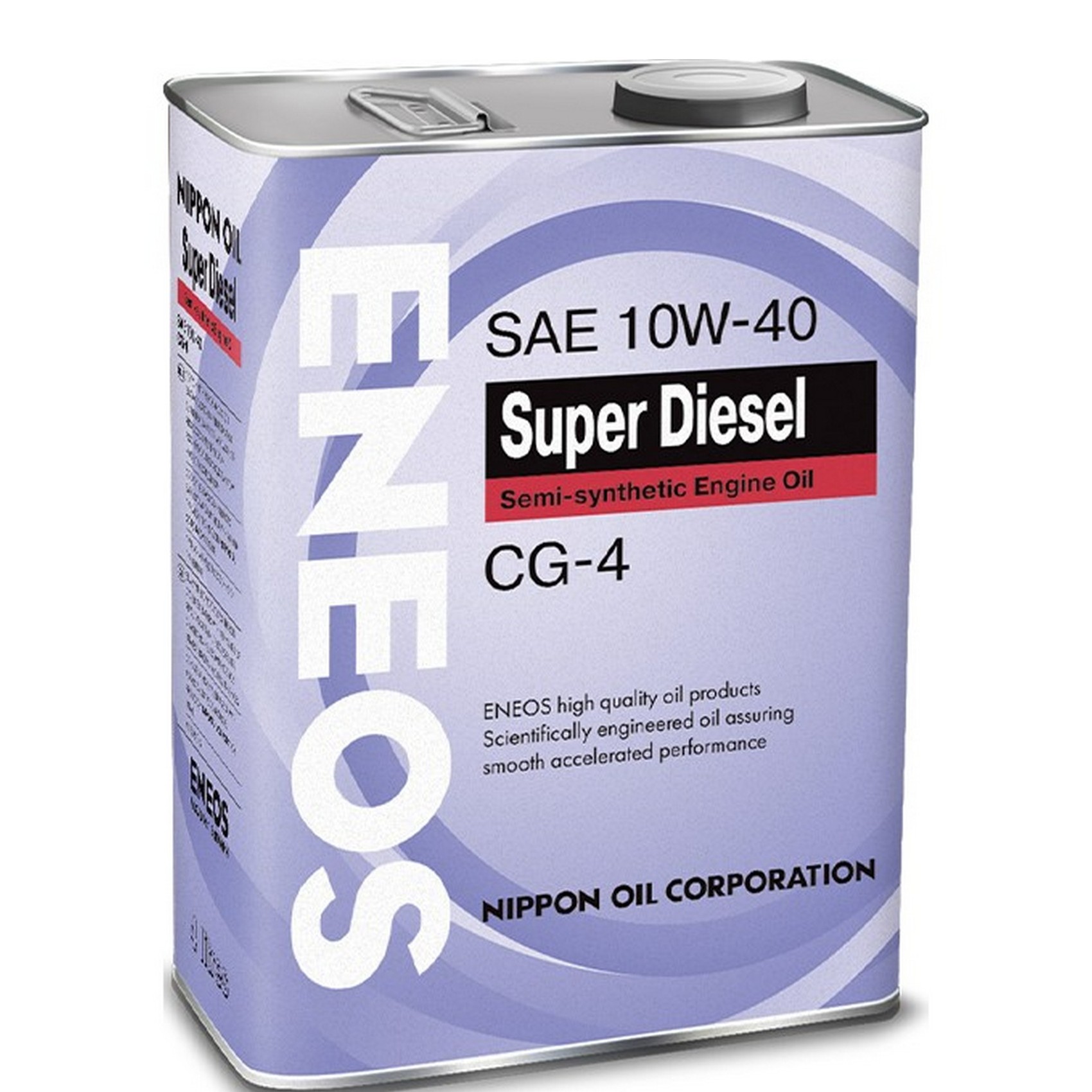 10W40 CG-4 ENEOS Super Diesel 4л п/синтетическое от магазина Лубриком