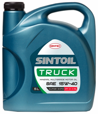 15W40 CI-4/SL SINTEC TRUCK 5л минеральное от магазина Лубриком