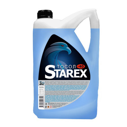Тосол STAREX синий -40 3кг (Север) от магазина Лубриком