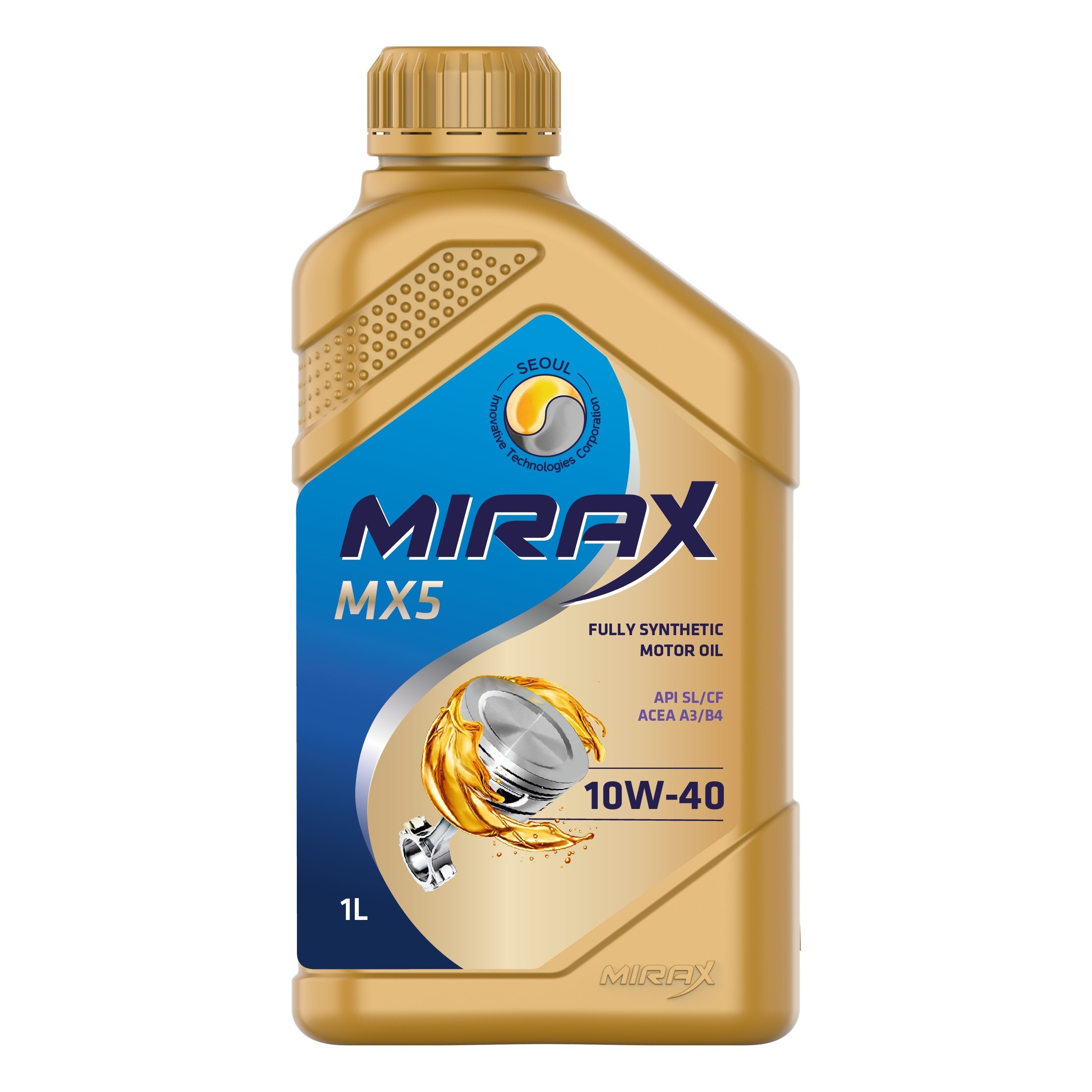 10W40 A3/B4 SL/CF MIRAX MX5 1л п/синтетическое от магазина Лубриком
