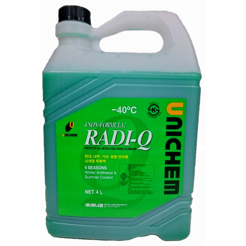 Антифриз UNICHEM RADI-Q -40C GREEN 4л от магазина Лубриком