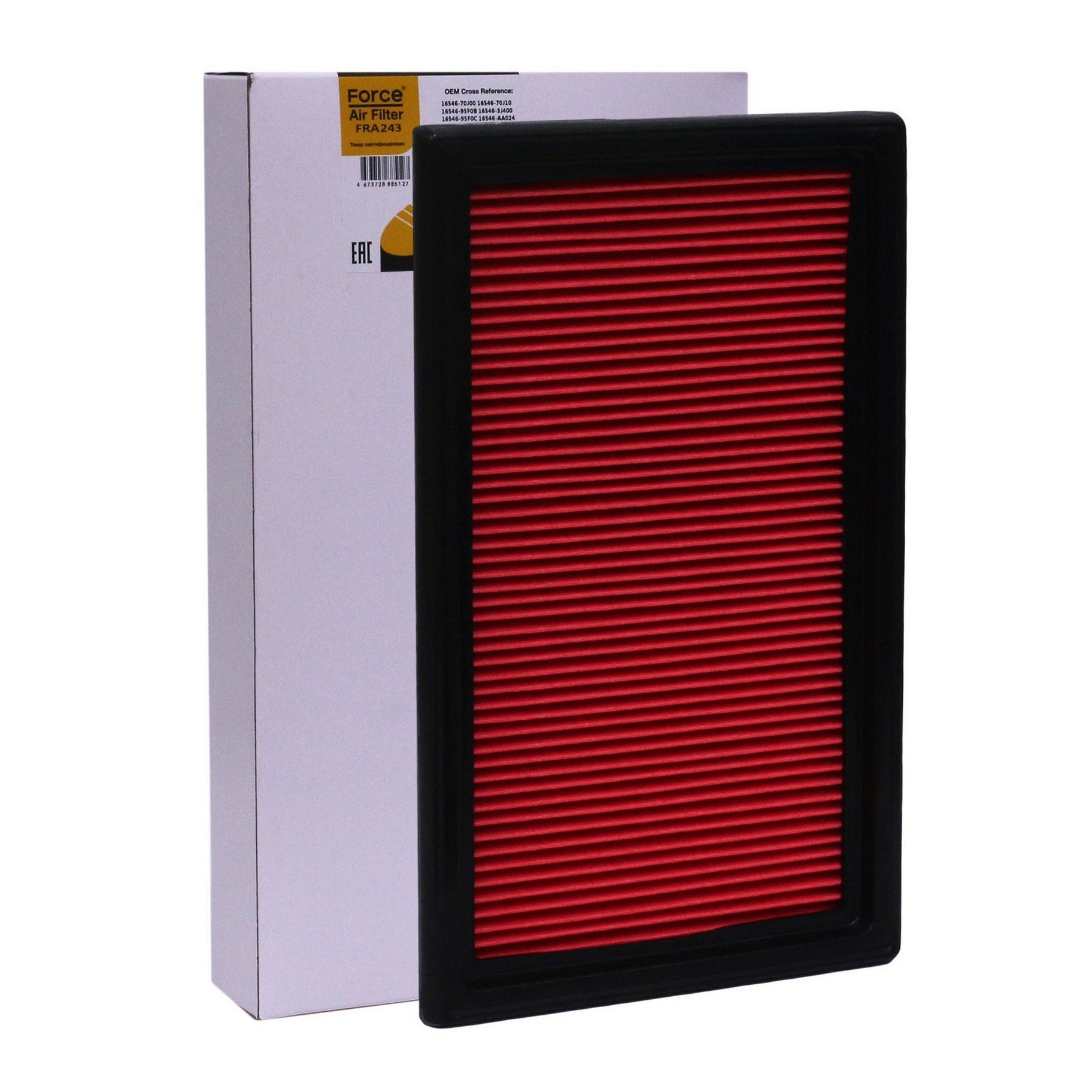А-243 Фильтр воздушный FORCE FRA243 от магазина Лубриком