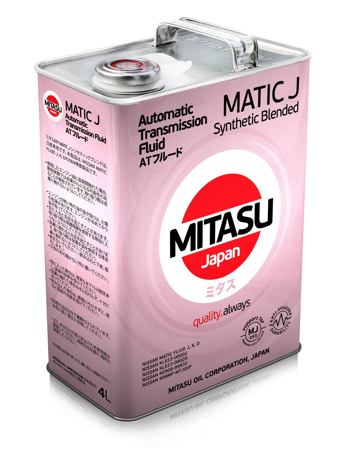 MITASU ATF MATIC J 4л п/синтетика от магазина Лубриком