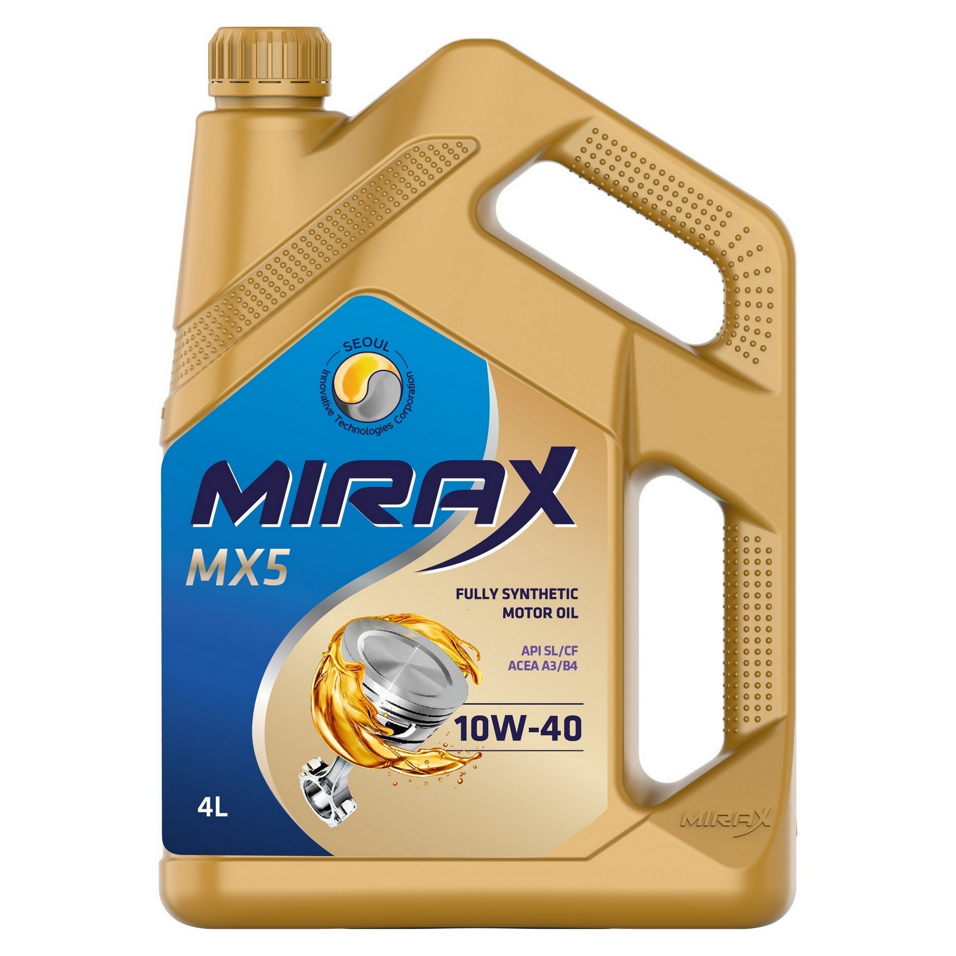 10W40 A3/B4 SL/CF MIRAX MX5 4л п/синтетическое от магазина Лубриком