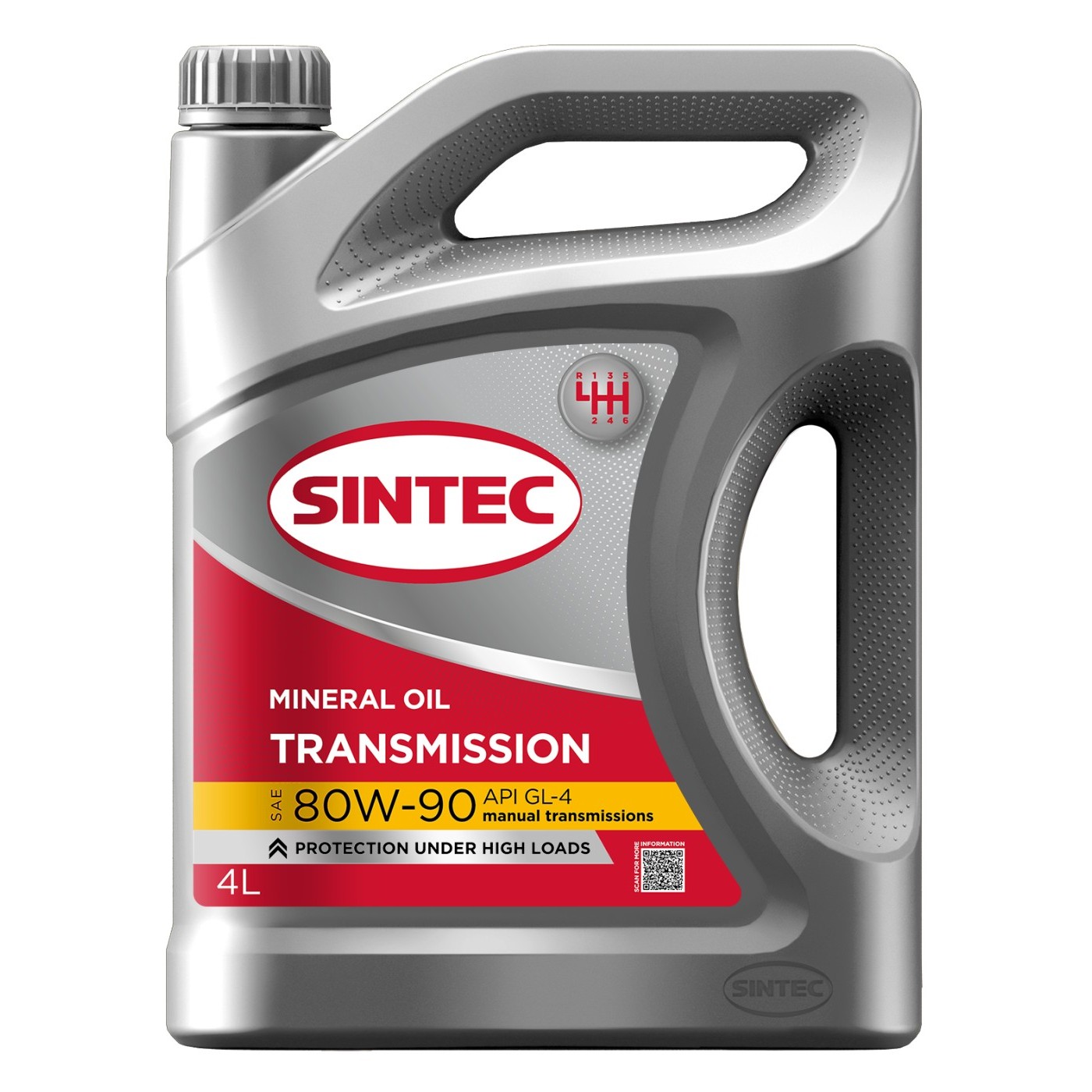 80W90 GL-4 SINTEC TRANSMISSION 4л минеральное от магазина Лубриком