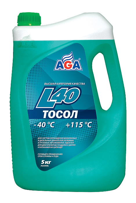 008LAGA Тосол L40 5л (-40С) от магазина Лубриком