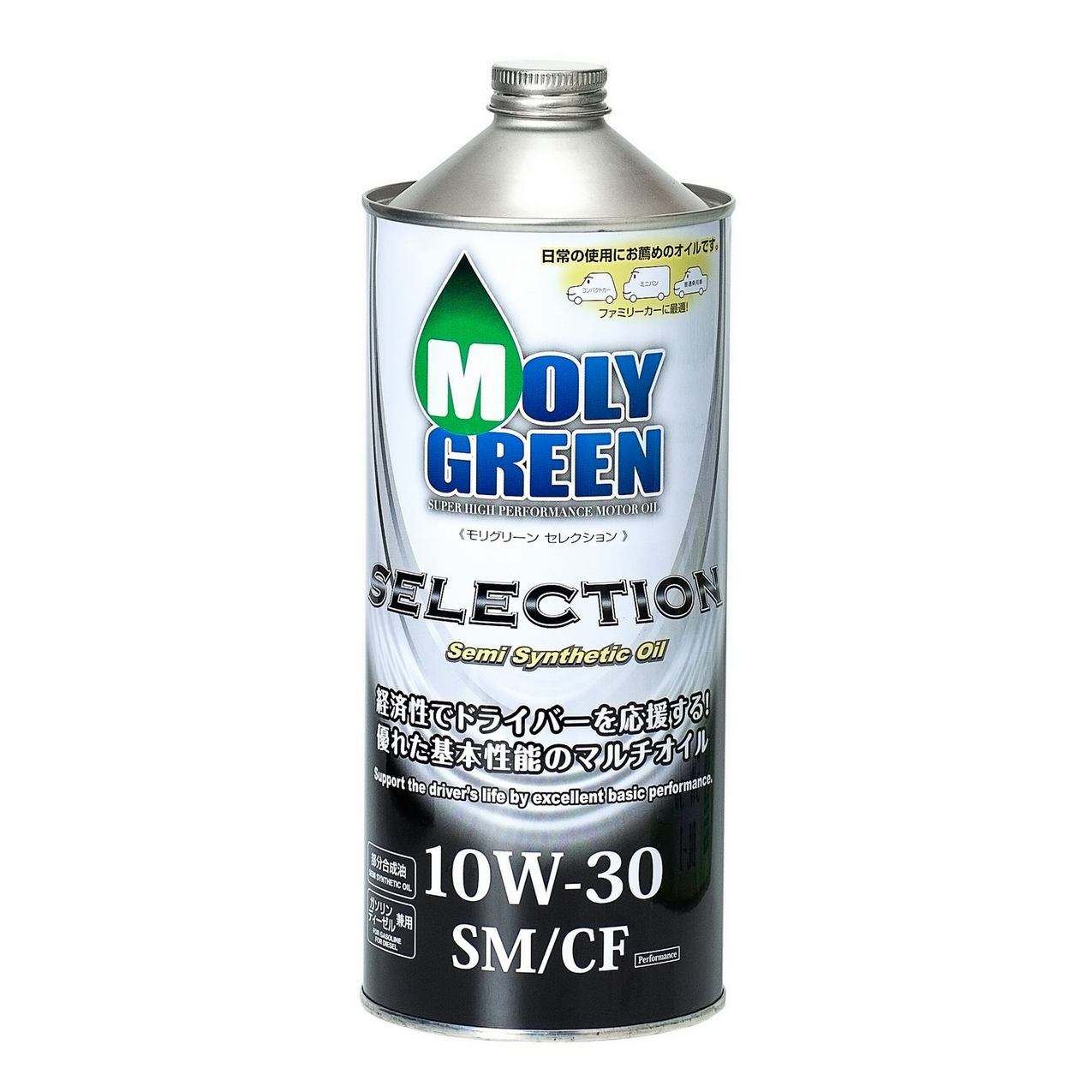 10W30 SM/CF MOLYGREEN SELECTION 1л п/синтетическое от магазина Лубриком
