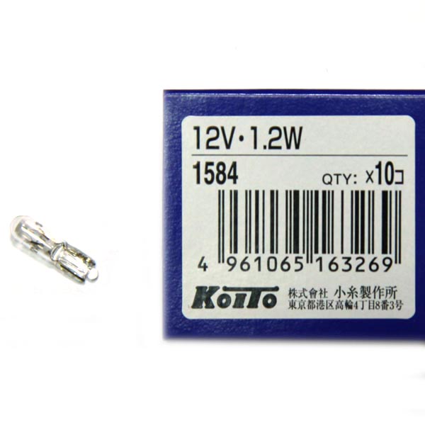 1584 12V 1.2W - без цоколя T5 от магазина Лубриком