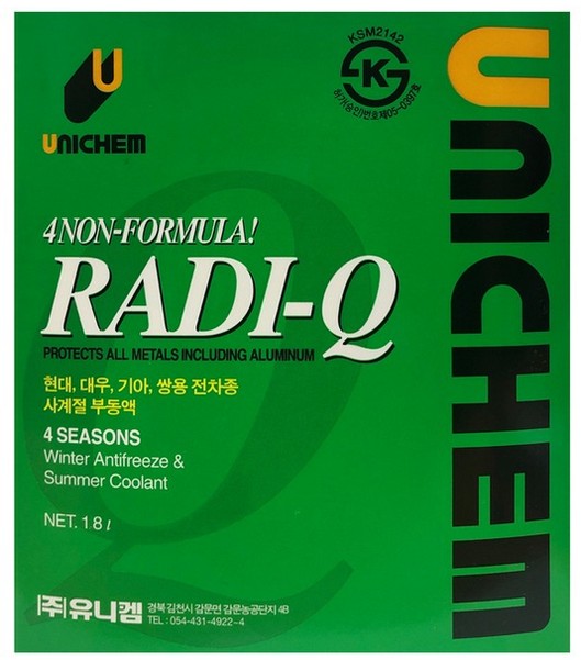 Антифриз UNICHEM RADI-Q -40C GREEN 18л от магазина Лубриком