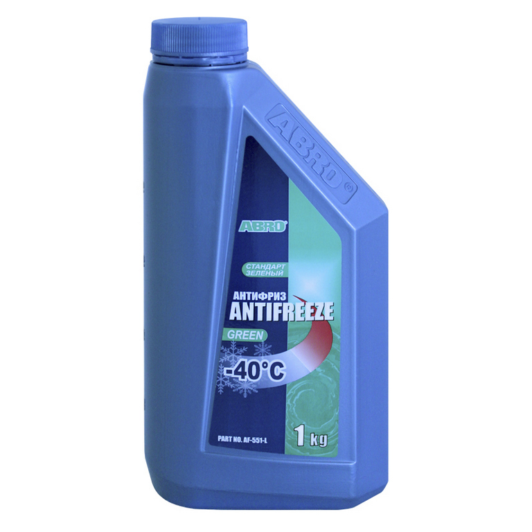 551AF-L Антифриз зеленый ABRO 1кг от магазина Лубриком