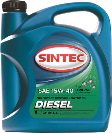 15W40 CF-4/SJ SINTEC DIESEL 5л минеральное от магазина Лубриком