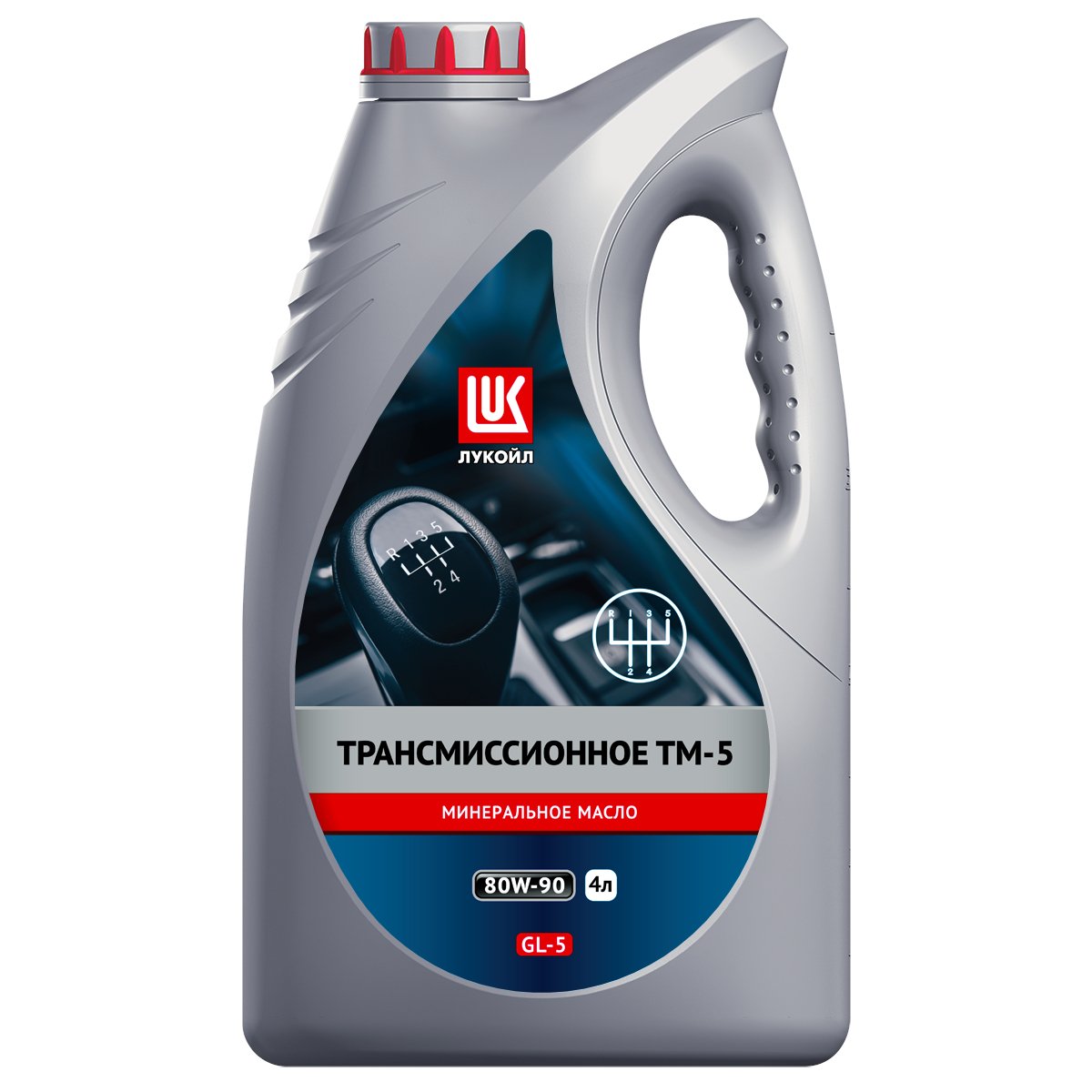 80W90 GL-5 LUKOIL ТРАНС ТМ-5 4л минеральное от магазина Лубриком