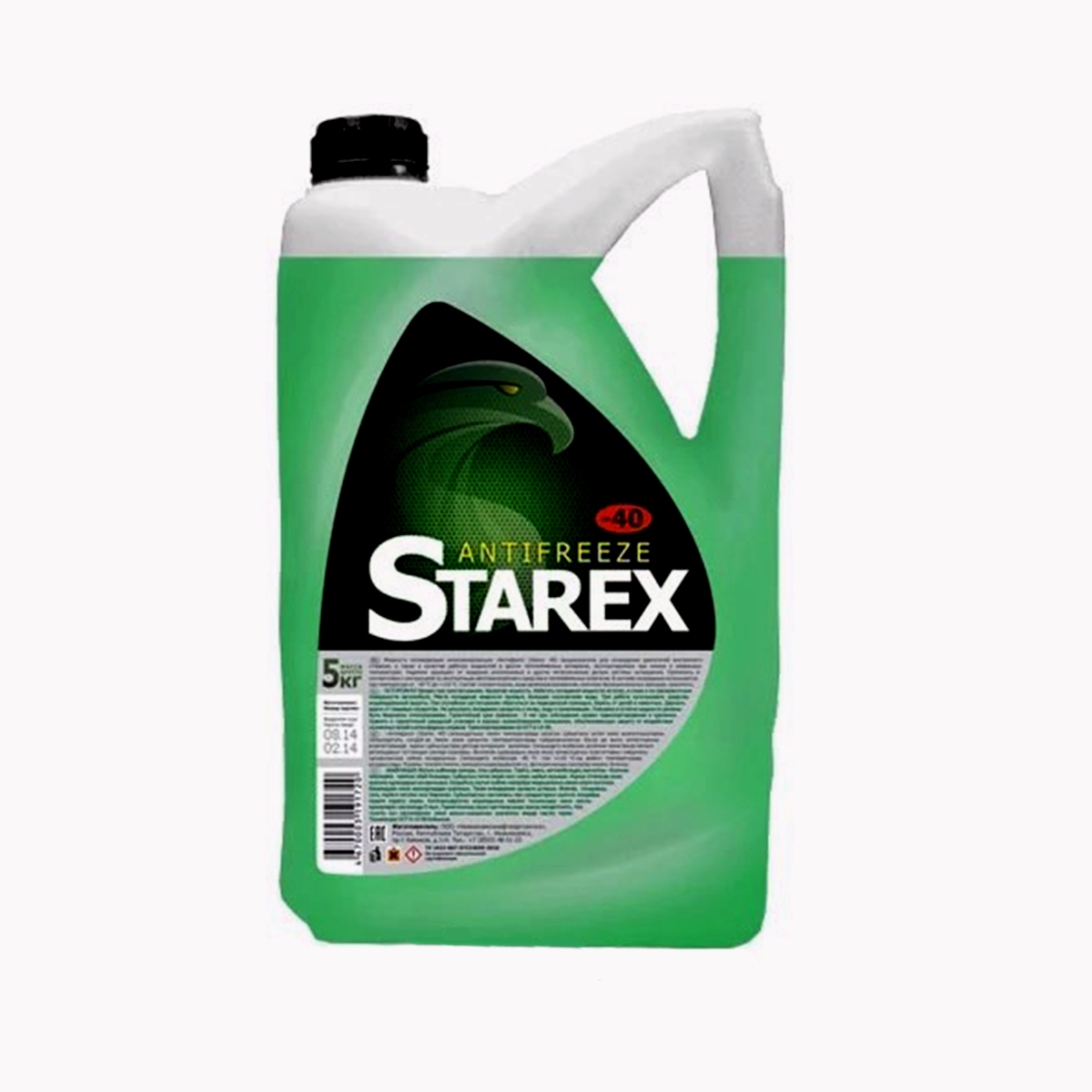 Антифриз STAREX Green -40 5кг (Север) от магазина Лубриком