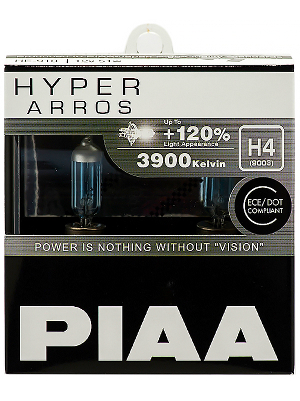 Лампа накаливания PIAA BULB HYPER ARROS 3900K HE-900 (H4) от магазина Лубриком