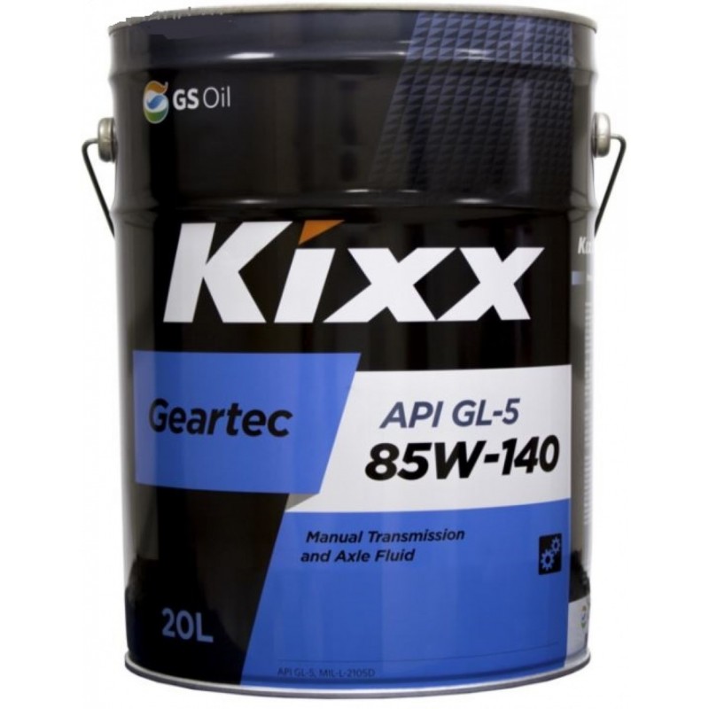85W140 GL-5 KIXX GEARTEC 20л от магазина Лубриком