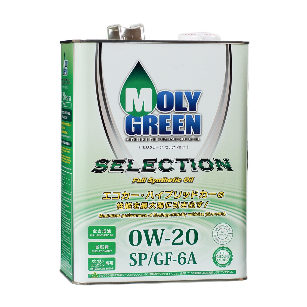 0W20 SP/GF-6A MOLYGREEN SELECTION 4л синтетическое от магазина Лубриком