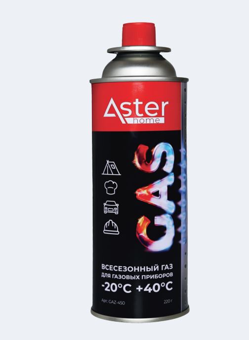 Газ для портативных газовых приборов ASTER 450мл от магазина Лубриком