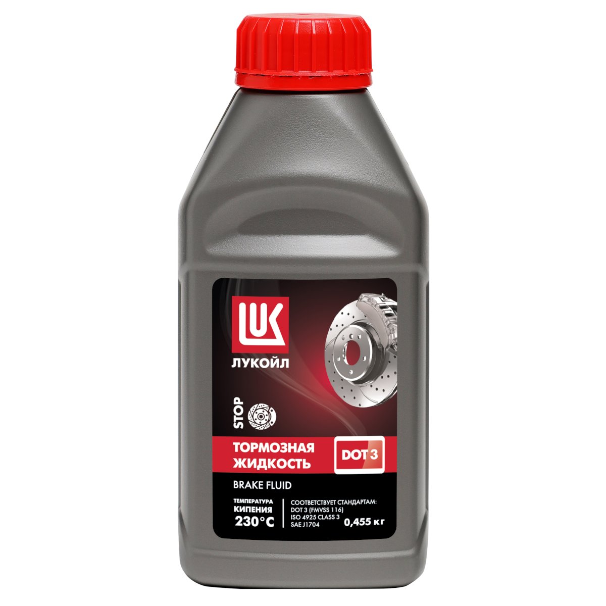 Жидкость тормозная LUKOIL DOT 3 455гр от магазина Лубриком