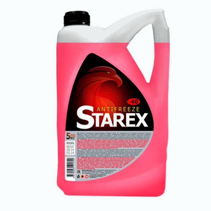 Антифриз STAREX Red -40 5кг (Север) от магазина Лубриком
