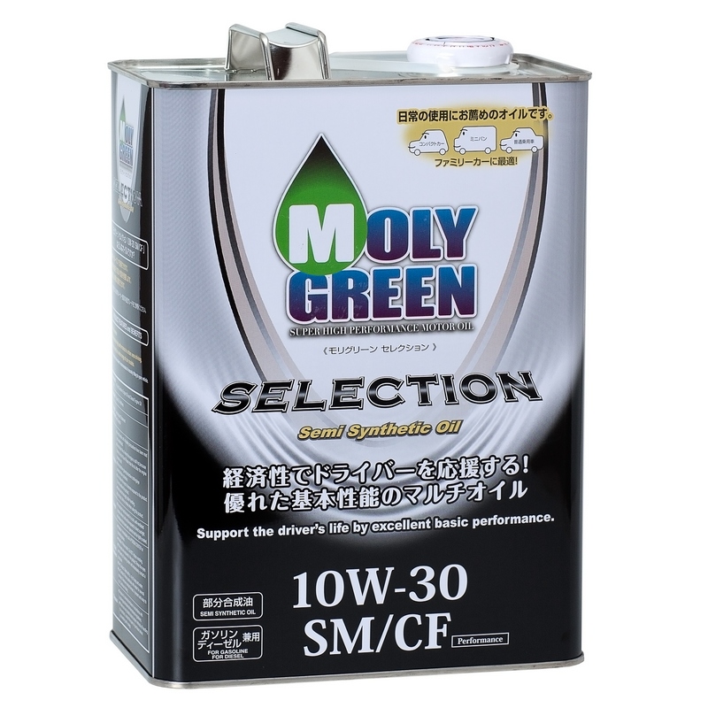 10W30 SM/CF MOLYGREEN SELECTION 4л п/синтетическое от магазина Лубриком