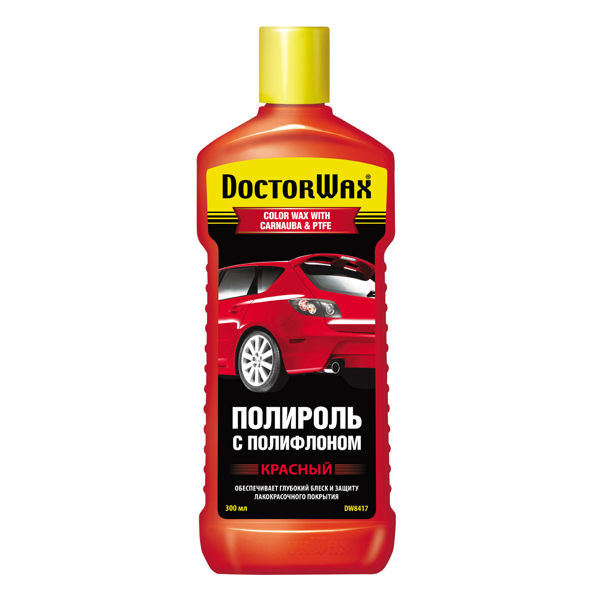 8417DW Цветная полироль с тефлоном. Красная 300мл от магазина Лубриком