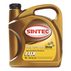 10W40 SL/CF SINTEC LUXE 4л п/синтетическое от магазина Лубриком