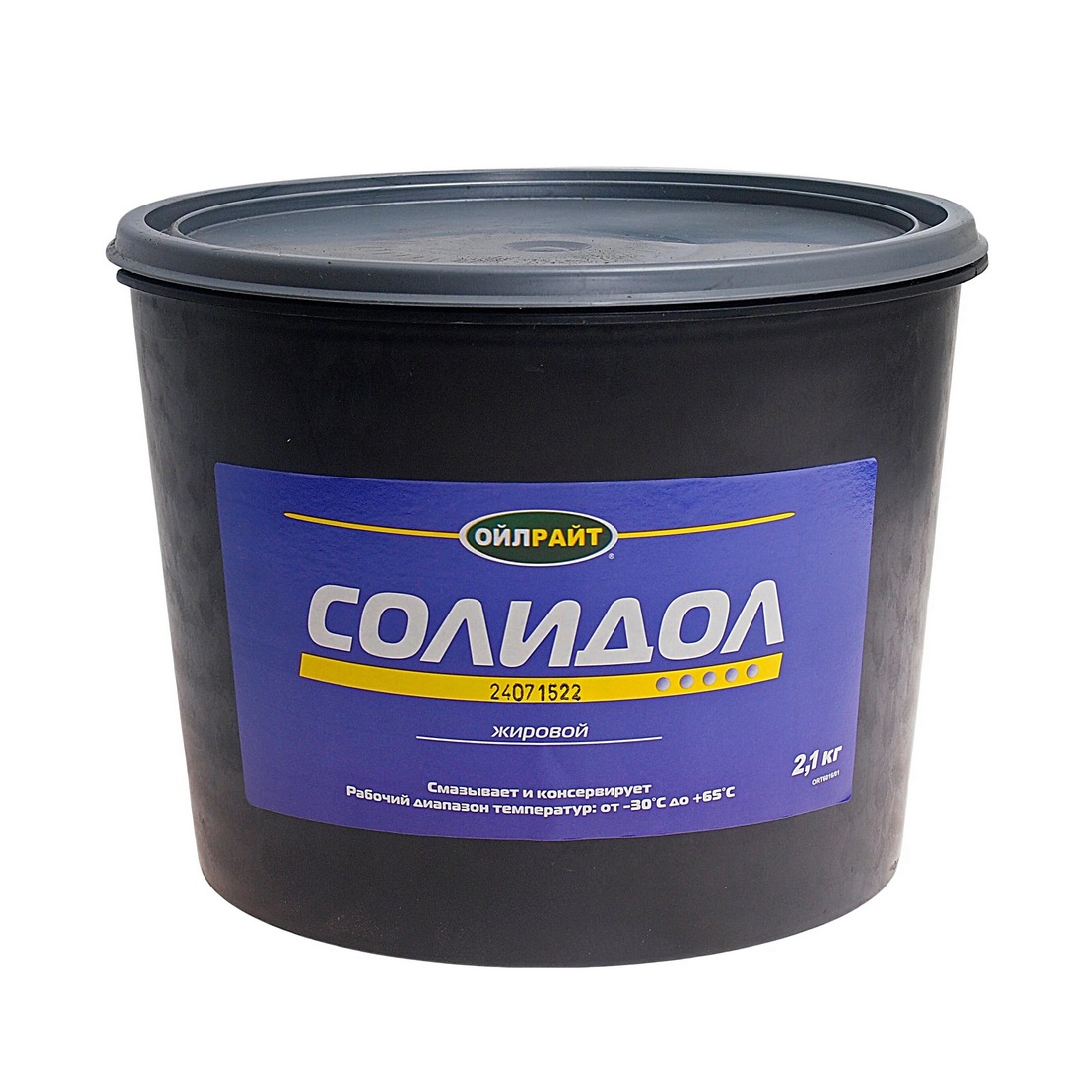Смазка солидол жировой OILRIGHT 2,1кг ведро от магазина Лубриком