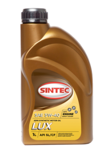 5W40 SL/CF SINTEC LUXE 1л п/синтетическое от магазина Лубриком