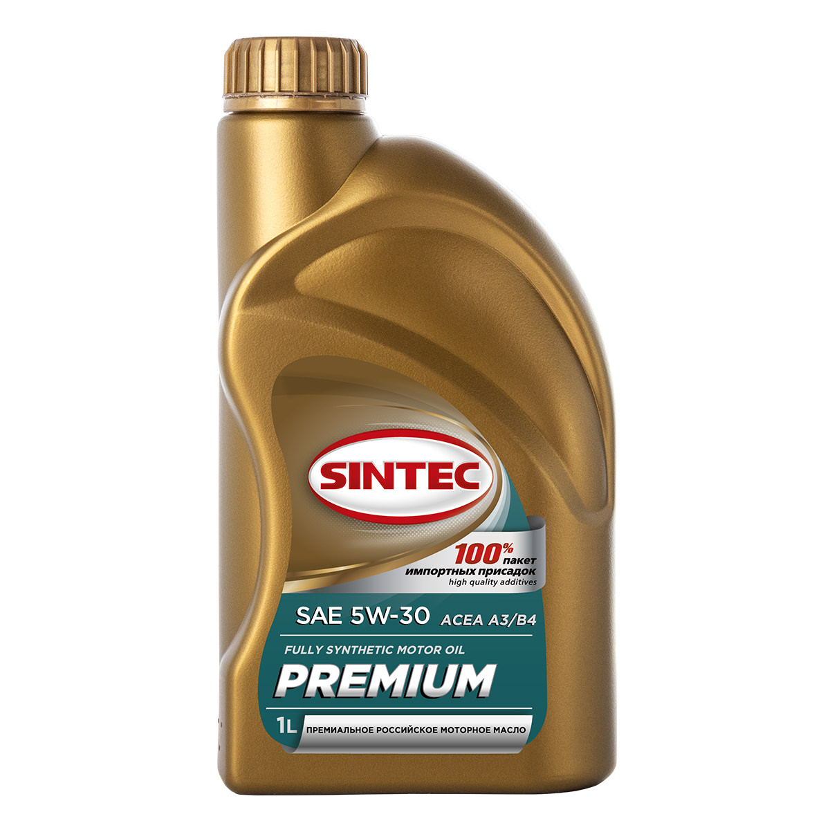 5W30 A3/B4 SINTEC PREMIUM 1л синтетическое от магазина Лубриком