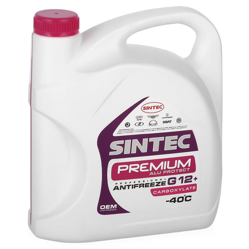 Антифриз Sintec ANTIFREEZE PREMIUM G12+ карбоксилатный 5кг красно-фиолетовый от магазина Лубриком