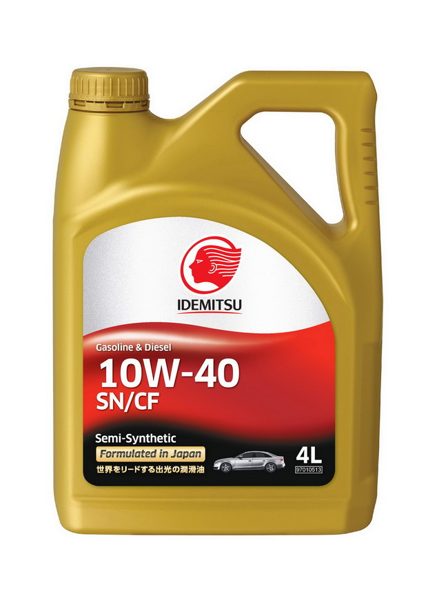 10W40 SN/CF IDEMITSU S-S 4л п/синтетическое от магазина Лубриком