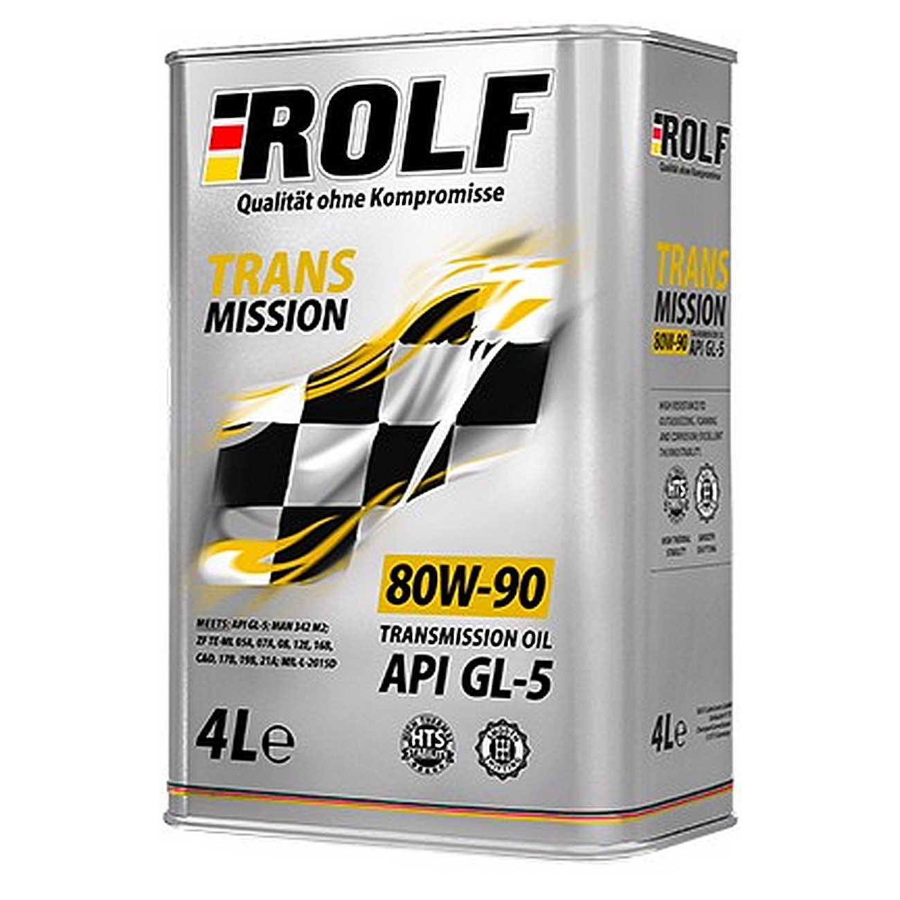 80W90 GL-5 ROLF TRANSMISSION 4л (металл) минеральное от магазина Лубриком