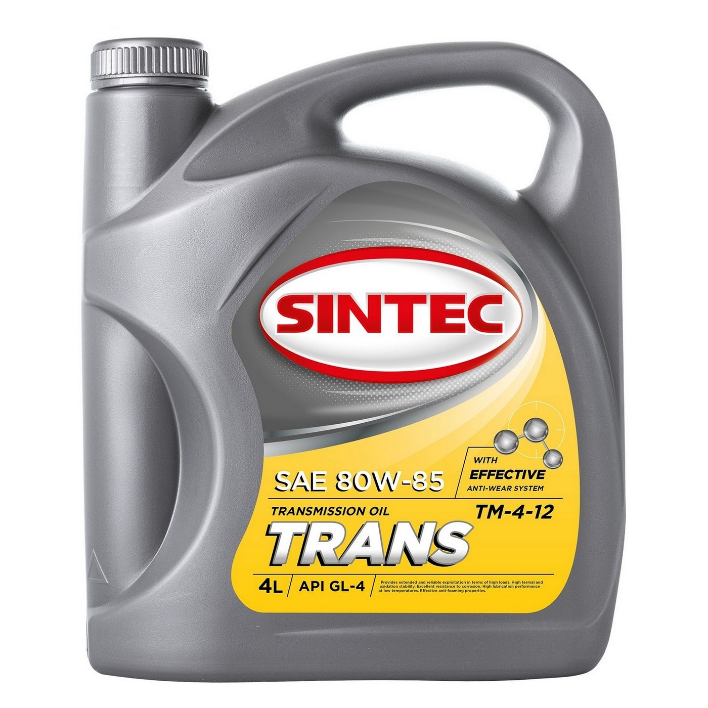 80W90 GL-4 SINTEC TRANS ТМ4 4л от магазина Лубриком