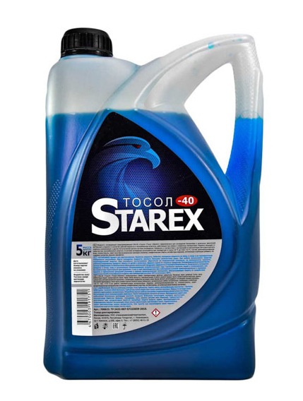 Тосол STAREX синий -40 5кг (Север) от магазина Лубриком