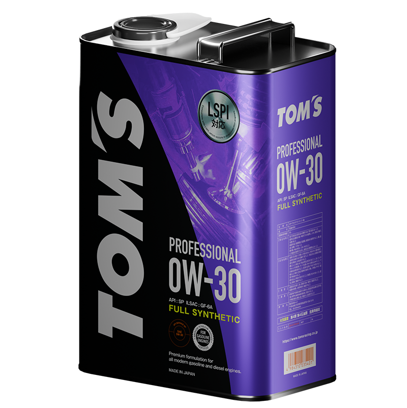 0W30 SP/GF-6A TOM`S PROFESSIONAL 1л синтетическое от магазина Лубриком