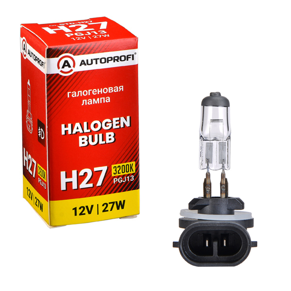 Лампа автомобильная галогенная H27, 12V, 27W, (PGJ13),1 шт, STANDARD от магазина Лубриком