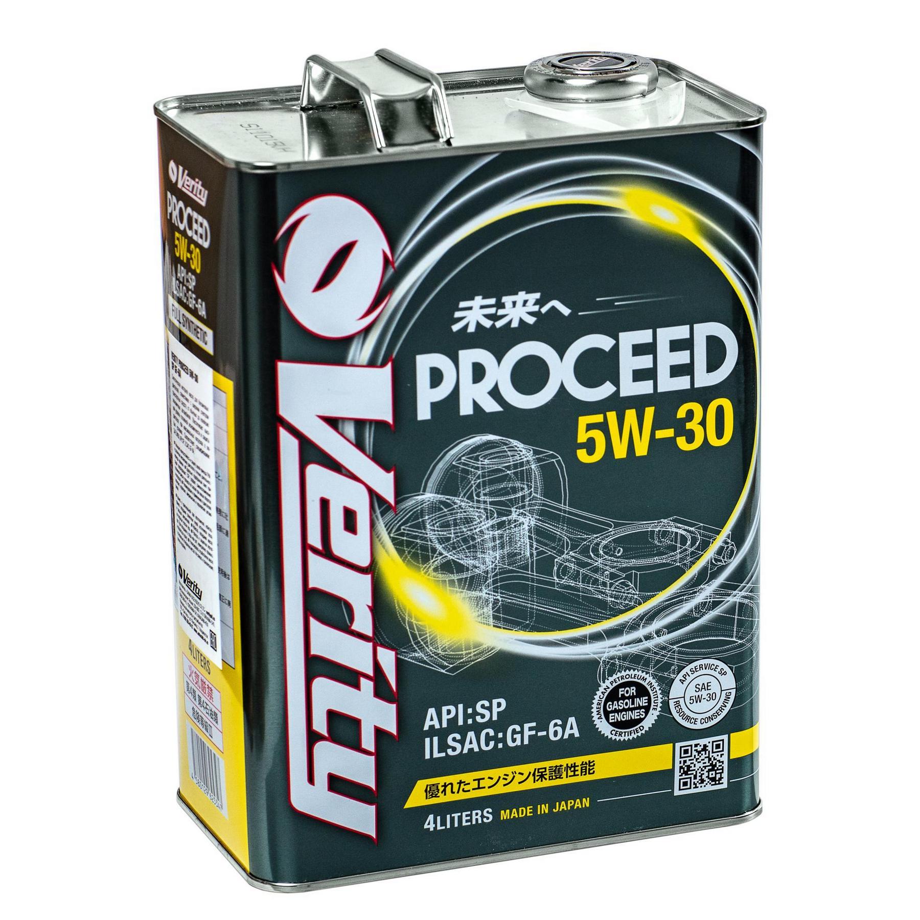 5W30 SP/GF-6A VERITY PROCEED 4л синтетическое от магазина Лубриком