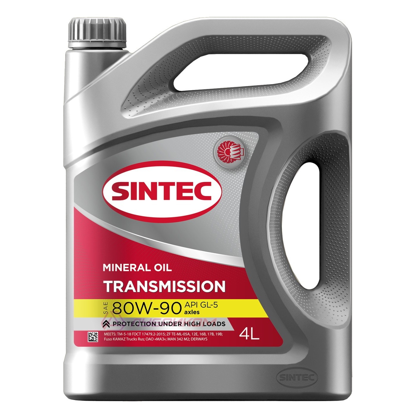 80W90 GL-5 SINTEC TRANSMISSION 4л минеральное от магазина Лубриком