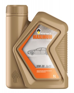 10W30 SG/CD Rosneft Maximum 1л минеральное (завод АНХК) от магазина Лубриком