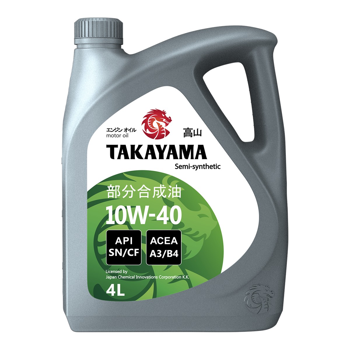 10W40 SN/CF TAKAYAMA 4л п/синтетическое  пластик от магазина Лубриком