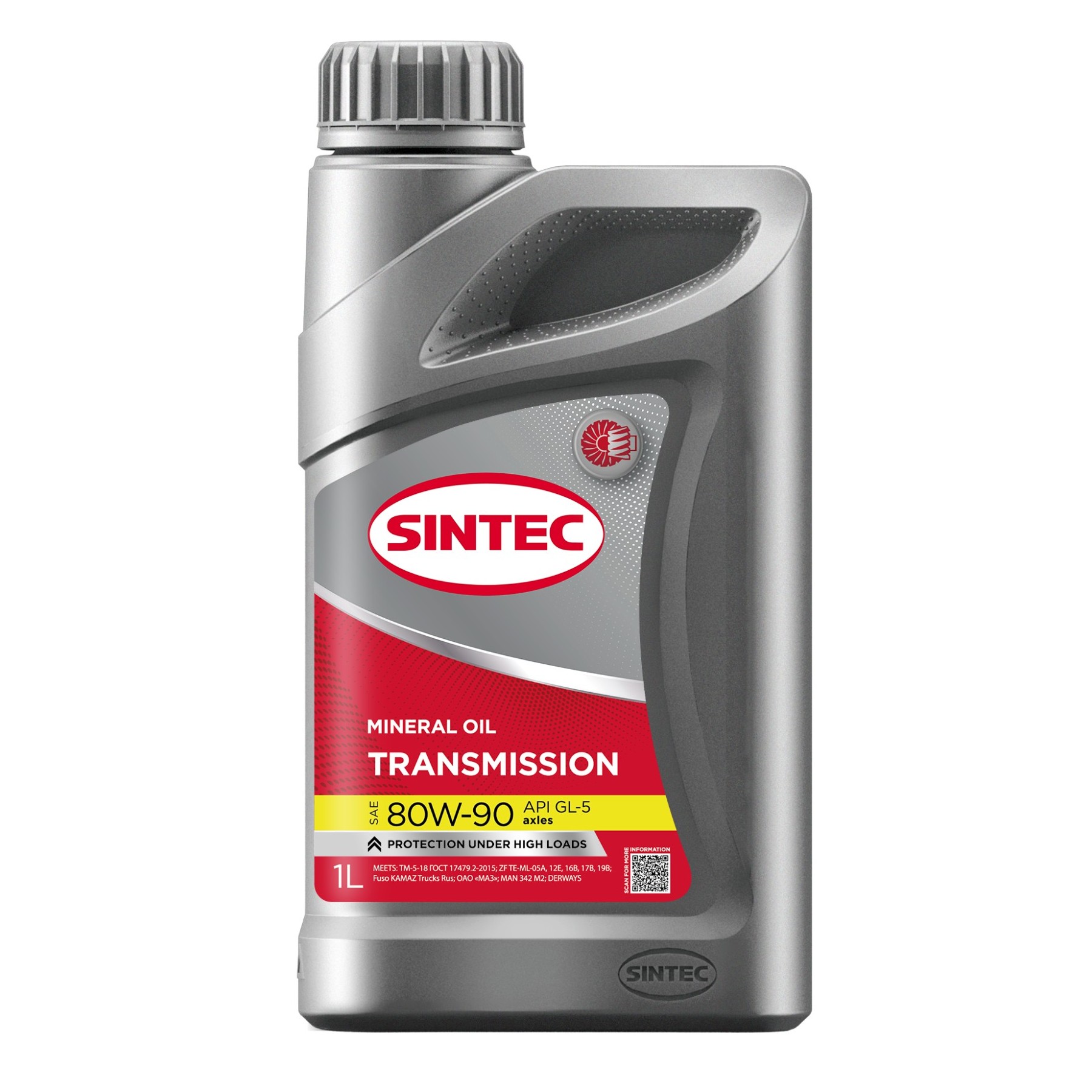 80W90 GL-5 SINTEC TRANSMISSION 1л минеральное от магазина Лубриком