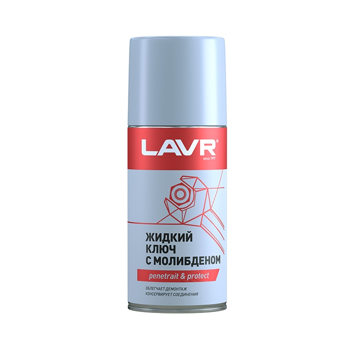 1481 Жидкий ключ с дисульфидом молибдена LAVR 210мл от магазина Лубриком