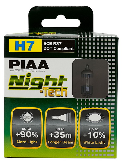 Лампа накаливания PIAA BALB NIGHT TECH 3600K HE-823 (H7) от магазина Лубриком