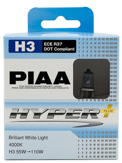 Лампа накаливания PIAA BALB HYPER PLUS 4000K HE-831 (H3) от магазина Лубриком