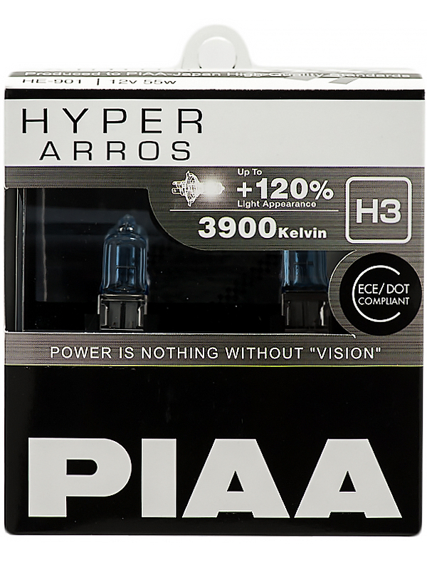Лампа накаливания PIAA BULB HYPER ARROS 3900K HE-901 (H3) от магазина Лубриком