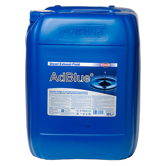 AdBlue Sintec жидкость для системы SCR дизельных двигателей 10л от магазина Лубриком