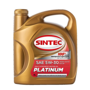 5W30 SP/C2/C3 SINTEC PLATINUM 4л синтетическое от магазина Лубриком