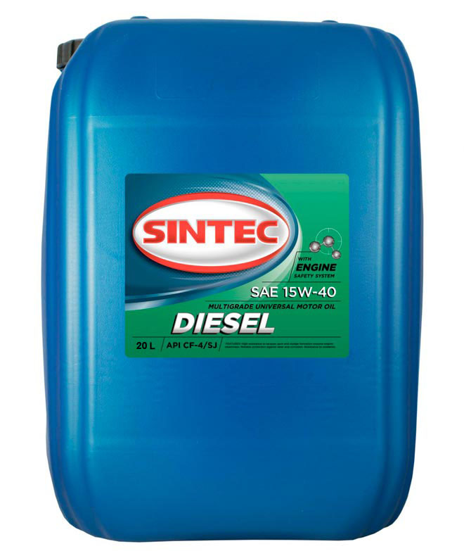 15W40 CF-4/SJ SINTEC DIESEL 20л минеральное от магазина Лубриком
