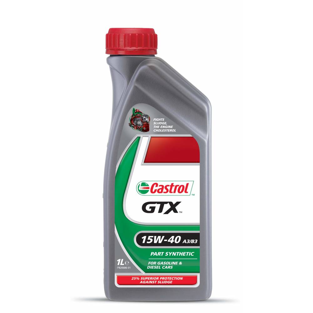 15W40 A3/B3 Castrol GTX 1л от магазина Лубриком
