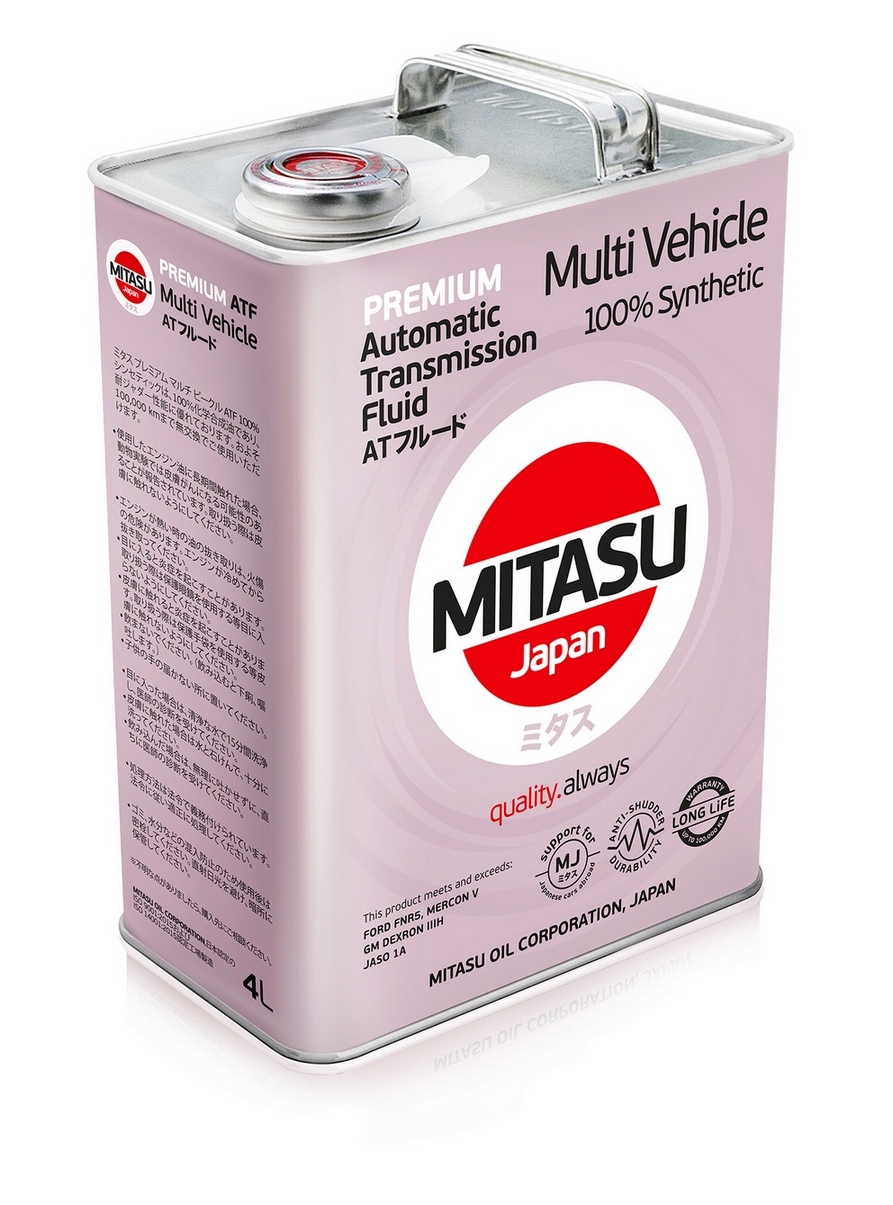 MITASU PREMIUM ATF MV 4л синтетика от магазина Лубриком